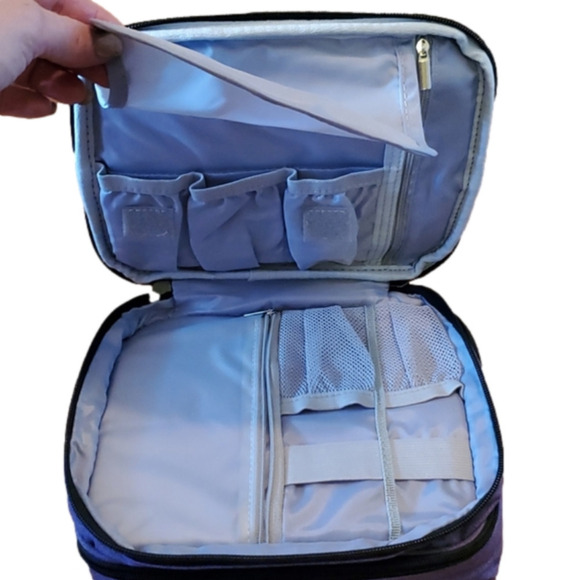 LUXJA Purple Carrying Case for Essential Oils & Nail Polish - Picture 3 of 12